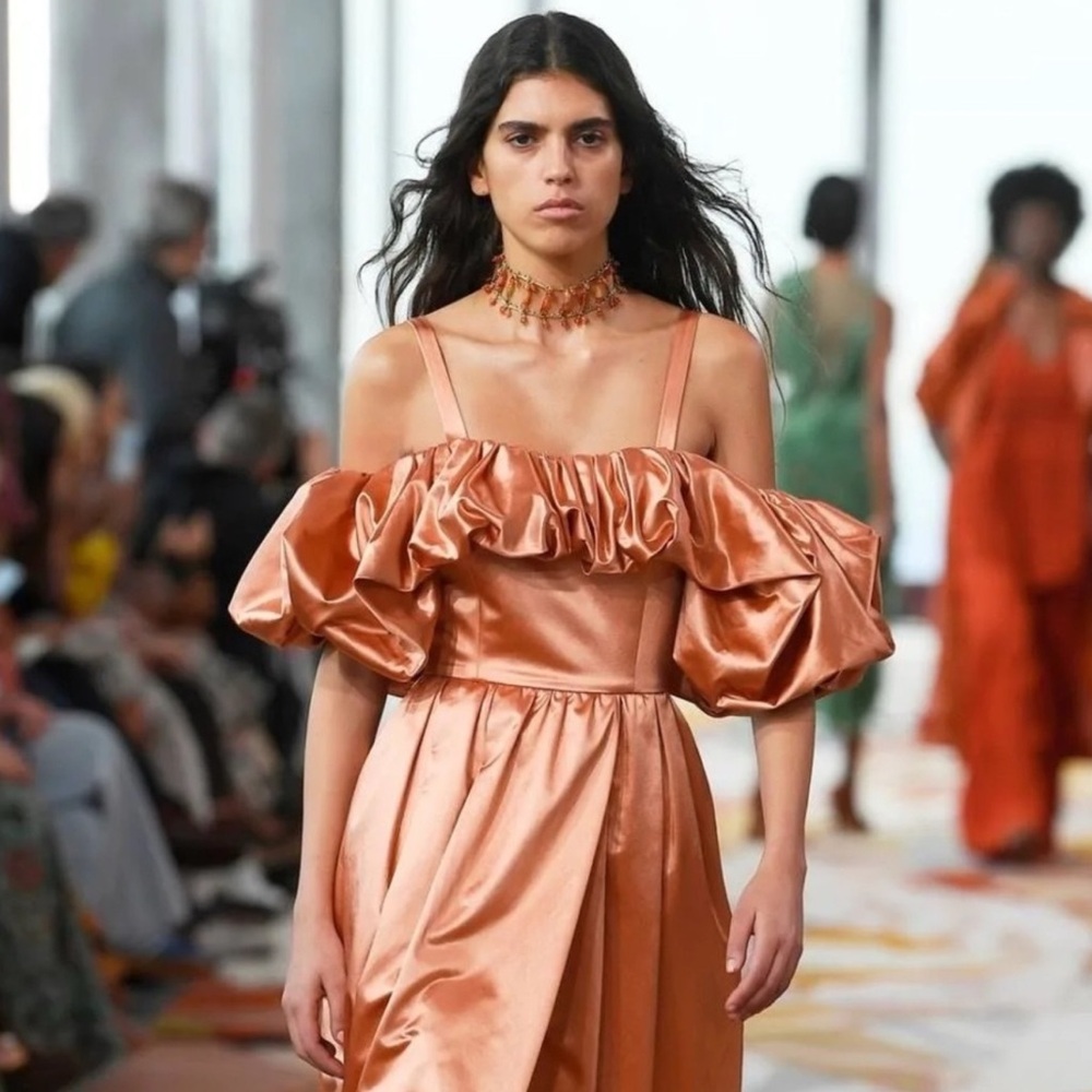 NWT Ulla Johnson Lelita Midi Dress in Copper Sz 4 $1240 - Picture 7 of 14